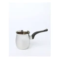 The Cooks Collective Turkish Coffee Pot in Stainless Steel Silver