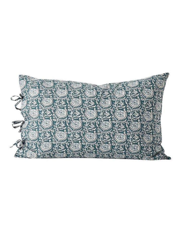Aura Home Jaipur Standard Pillowcase in Mineral/Indian Teal Blue