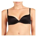 Pleasure State My Fit FMO Smooth 200% Boost Push Up Plunge Bra in Black 10 A
