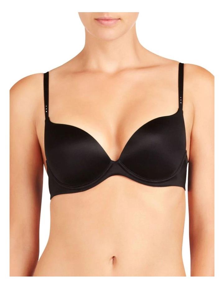 Pleasure State My Fit FMO Smooth 200% Boost Push Up Plunge Bra in Black 14 D
