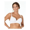 Lovable Sexy & Seamless Contour Bra in White 10 A