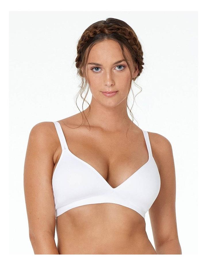 Lovable Sexy & Seamless Wirefree Bra in White 10 AA