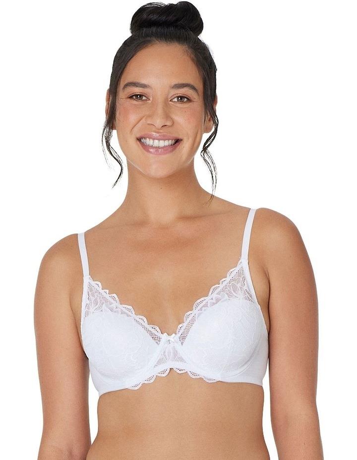 Bendon Embrace Full Coverage Contour Bra in White 16 A