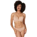 Pleasure State My Fit FMO Smooth Brazilian Brief in Frappe Natural XS