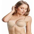 Pleasure State My Fit FMO Smooth Strapless Bra in Frappe Natural 10 D