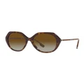 Burberry Vanessa Polarised Sunglasses in Brown