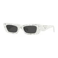 Prada 0PR 13ZS Sunglasses in Matte White Marble White