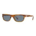 Persol 0PO3306S Sunglasses in Striped Brown Blue