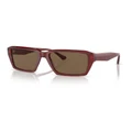 Emporio Armani 0EA4186 Sunglasses in Shiny Transparent Red