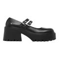 Windsor Smith Lessons Shoe in Black Leather Black 10