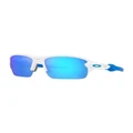 Oakley Flak Xs Kids Sunglasses in Matte White/Blue