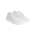 Calvin Klein Chunky Leather Cupsole Sneaker in Bright White 37