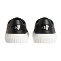 Calvin Klein Chunky Leather Cupsole Sneakers in Black 38
