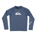Quiksilver All Time Long Sleeve Rashguard in Navy 2