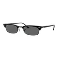 Ray-Ban Clubmaster Square Black RB3916 Sunglasses Grey One Size