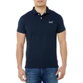 Superdry Classic Pique Short Sleeve Polo in New Eclipse Navy XXL