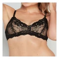 Pleasure State My Fit Lace Soft Cup Bra in Black S