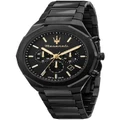Maserati Stile Stainless Steel Chronograph Watch R8873642005 in Black