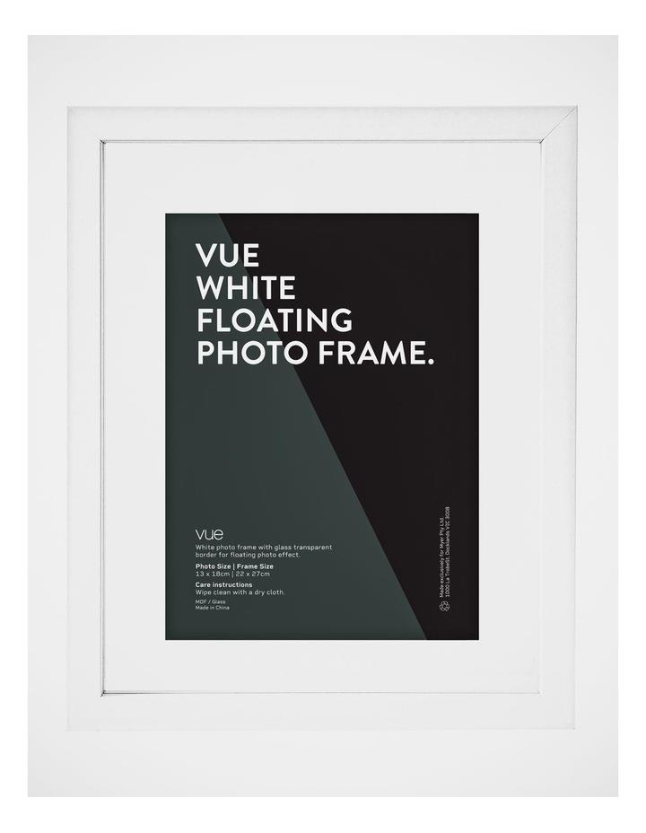 Vue Glass Floating Frame 13x18 Frame in White