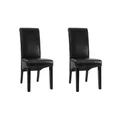 Artiss 2x Dining Chairs in Black