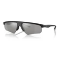 Armani Exchange 0AX4123S Polarised Sunglasses in Matte Black