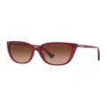 Ralph Lauren 0RA5274 Polarised Sunglasses in Transparent Bordeaux Deep Purp