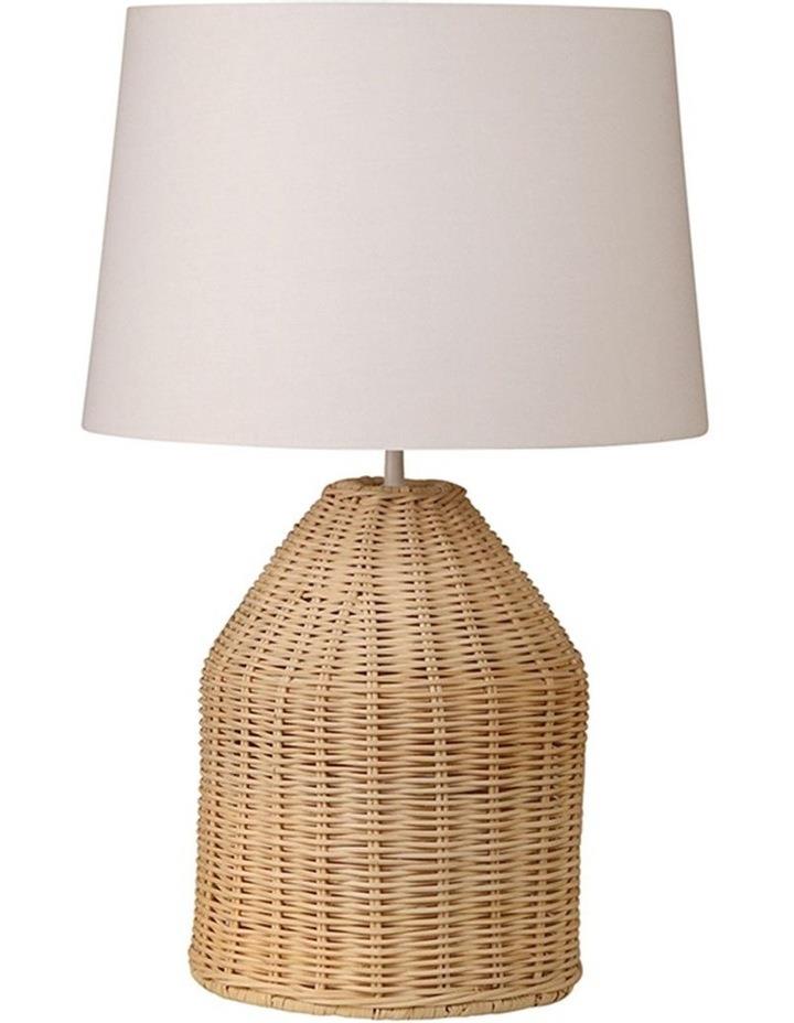 Madras Link Marley Table Lamp 30x30x47cm in Natural/White