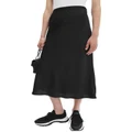 Calvin Klein Recycled Bias Cut Midi Skirt in Black 34