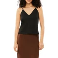 Calvin Klein Recycled Polyester Cami Top in Black 42