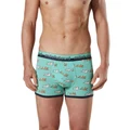 Mitch Dowd Puppy Play Bamboo Fitted Trunk in Mint Green L