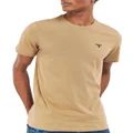 Barbour Essential Sports Tee in Military Brown S