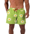 Coast Clothing Co Classic Boardshorts in Daisy Lime L