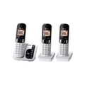 Panasonic Dect Cordless Phone With Answering Machine Kx-Tgc223Als Triple Pack