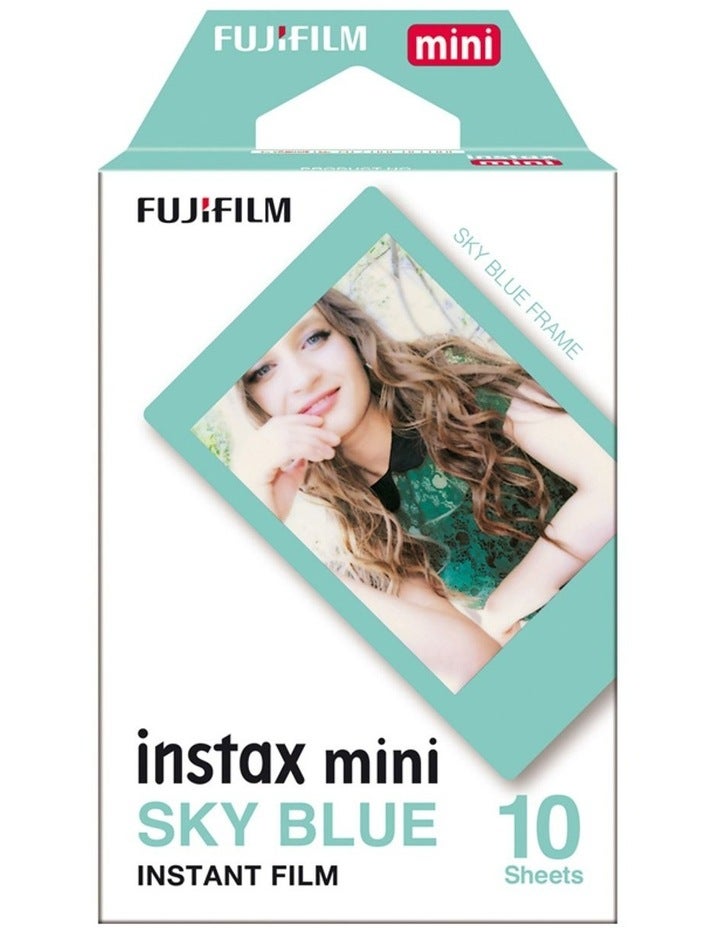 Fujifilm Instax Mini Blue Frame Instant Film 10pk