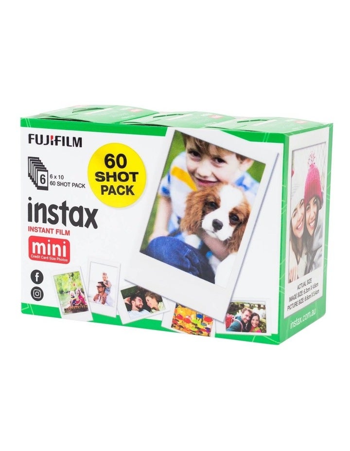 Fujifilm Instax Mini Instant Film 60pk Assorted