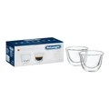 Delonghi 2 Espresso Glasses 60ml Capacity DBWALLESP