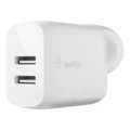Belkin Boost Charge 24W Dual USB-A Wall Charger White
