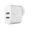 Belkin Boost Charge 24W Dual USB-A Wall Charger White