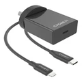 Cygnett PowerPlus Black 18W PD + Lightning to USB-C Cable (AU Plug)
