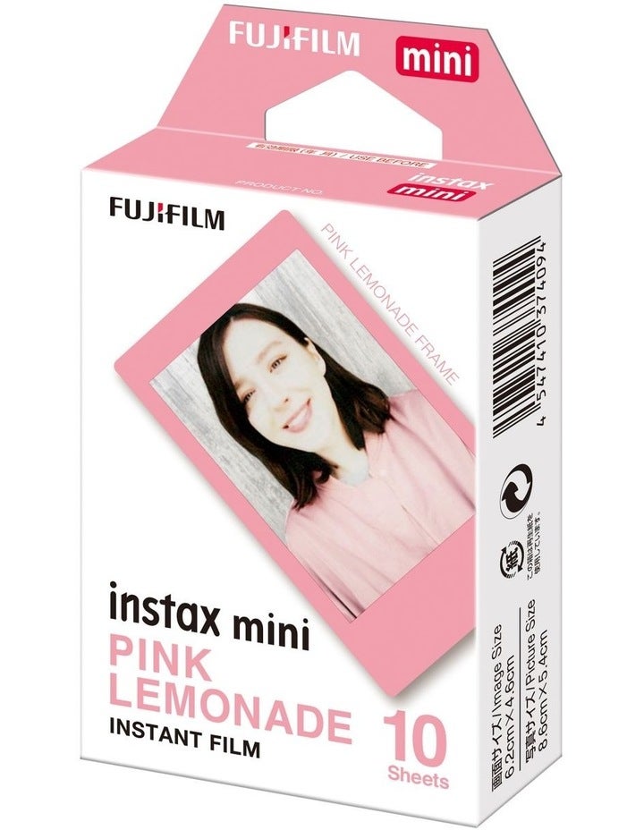 Fujifilm Instax Mini Pink Lemonade Instant Film 10pk