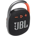 JBL Clip4 Portable Bluetooth Speaker Black/Orange Black
