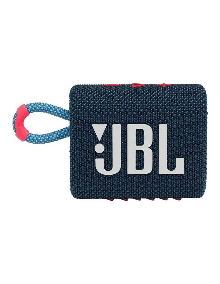 JBL GO3 Portable Bluetooth Speaker Blue/Pink Blue