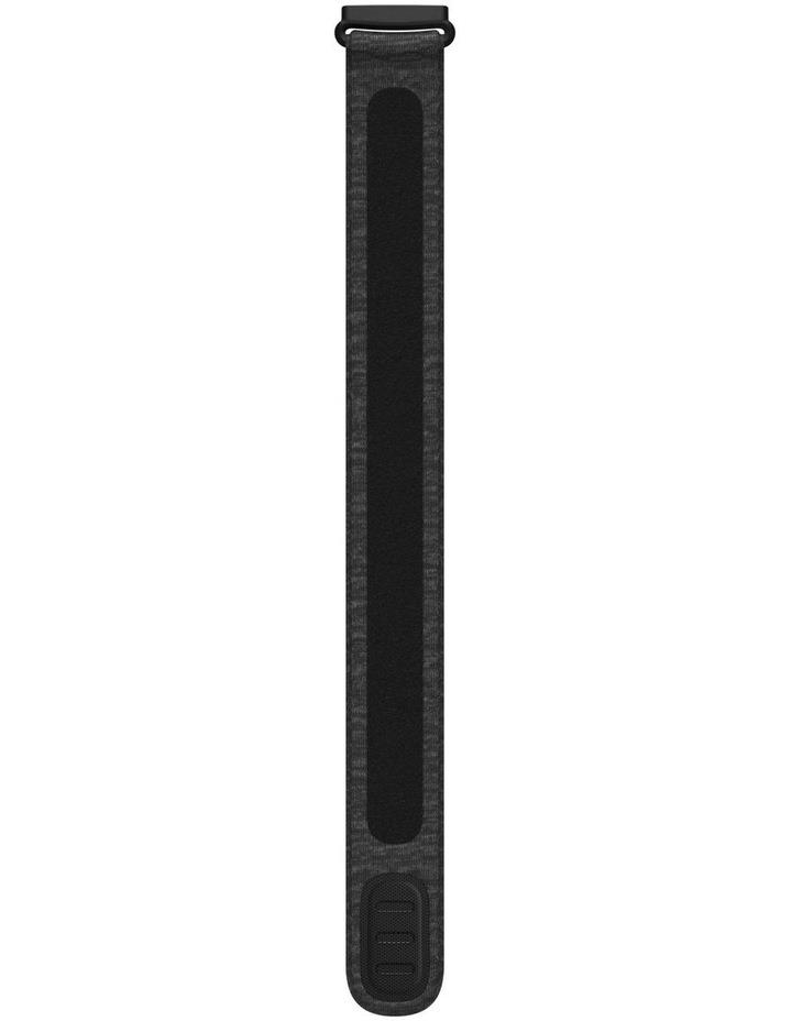 Fitbit Versa 3/Sense Hook & Loop Band Charcoal Large