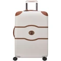 Delsey Chatelet Air 2.0 Trunk 80cm 4 Double Wheel Suitcase in Angora White
