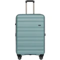 Antler Clifton Large Expandable Hard-Shell Suitcase in Mineral Green