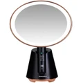 Homedics LED Beauty Mirror with Bluetooth Speaker in Black