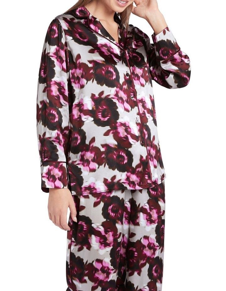 David Lawrence Flore Silk Pyjama Blouse in Plum 10