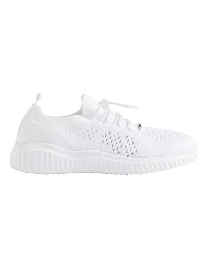 Seed Heritage Knit Trainer in White 18-24
