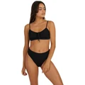 Billabong Summer High Coco Bralette Bikini Top in Black Sands Assorted 10