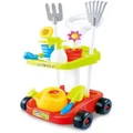 Gem Toys Children's Gardening Trolley Set with Fake Garden Tools Assorted